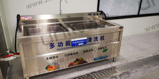 Appareils de cuisine Laveuse à bulles pour fruits et légumes 220v/380v/sur mesure