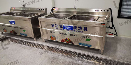 Appareils de cuisine Laveuse à bulles pour fruits et légumes 220v/380v/sur mesure