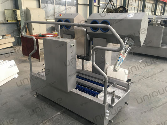 Machine de station de nettoyage d'hygiène des bottes industrielles avec 304 en acier inoxydable