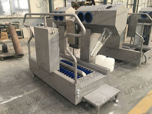Machine de station de nettoyage d'hygiène des bottes industrielles avec 304 en acier inoxydable