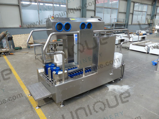 Machine de station de nettoyage d'hygiène des bottes industrielles avec 304 en acier inoxydable