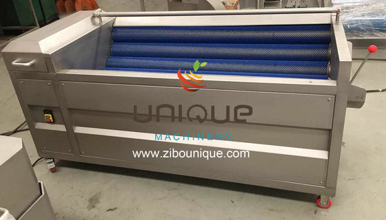 Pelleuse de pommes de terre électrique, machine à laver à rouleaux, machine à nettoyer à éplucher, nom de sortie, pommes de terre épluchées