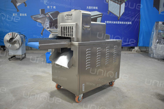 3 kW de viande congelée poulet cuisse de porc ventre de canard cube découpage machine de découpe pour les coupes