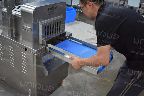 3 kW de viande congelée poulet cuisse de porc ventre de canard cube découpage machine de découpe pour les coupes