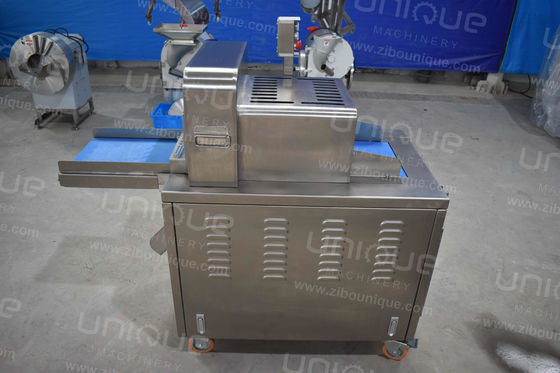3 kW de viande congelée poulet cuisse de porc ventre de canard cube découpage machine de découpe pour les coupes