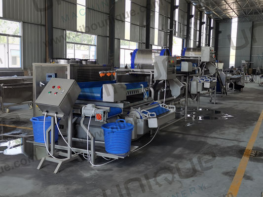 Machine à découper les oignons verts et les concombres de haute capacité de 2,25 kW avec un grand avantage