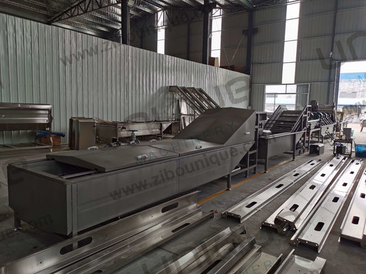 1Équipement de blanchiment de légumes pour bananes et noix de coco à tension personnalisée