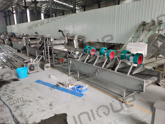 Machine à blanchir les fruits et légumes en acier inoxydable 304 pour la production à grande échelle