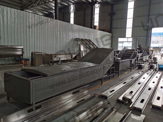 1Équipement de blanchiment de légumes pour bananes et noix de coco à tension personnalisée