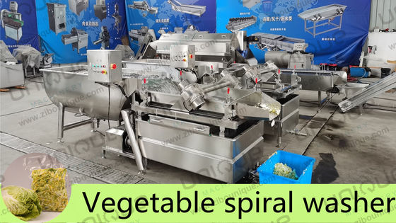 La machine à laver pour les légumes et les salades de restauration fraîchement coupées avec une efficacité de 4,26 kw