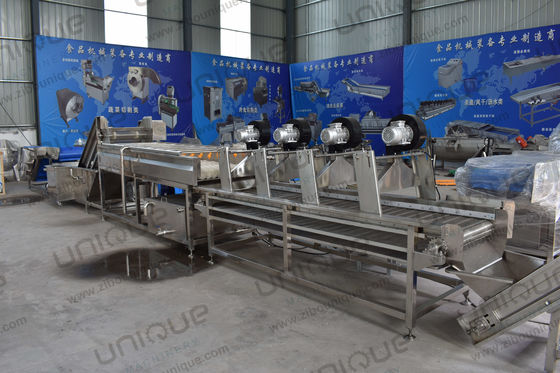 Conveyeur à bande à rouleaux à air chaud à maillage, ventilateurs haute pression, sèche-air pour fruits et légumes