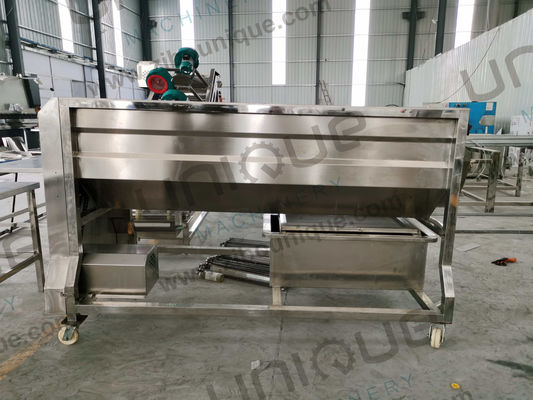 Machine à laver de dattes de palmier de restaurant avec convoyeur de sélection en acier inoxydable 304