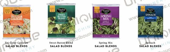 Machinerie de coupe de légumes, de chou, de laitue, de lavage et de transformation à haute capacité 2000 kg/h