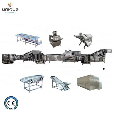 Machine à laver pour les fruits et légumes surgelés en acier inoxydable 304