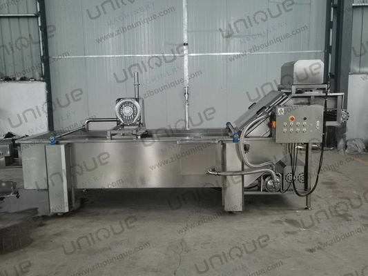 Ligne de lavage à bulles de légumes à feuilles de 850 kg de capacité pour la production d'usines de fabrication