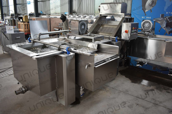 Ligne de lavage à bulles de légumes à feuilles de 850 kg de capacité pour la production d'usines de fabrication