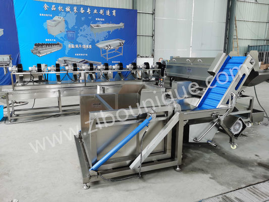 Boîte à sacs en acier inoxydable de 240 kg pour décharger les fruits et légumes en douceur