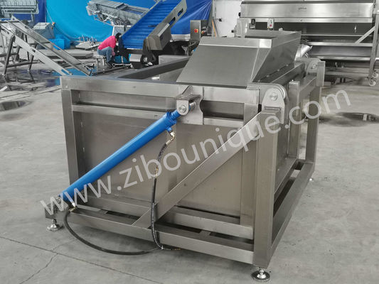 Dumpper automatique hydraulique en acier inoxydable 304 pour le chargement de fruits et légumes