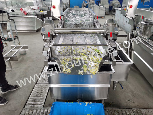 Vente au détail 304 en acier inoxydable Laveuse à salade de laitue avec 4,26 kW de puissance et certificat CE