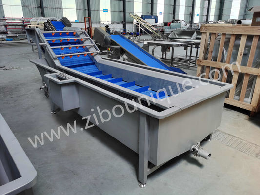 1000-1500 kg/h Capacité Machine à laver les feuilles de légumes et les salades pour les fruits et légumes