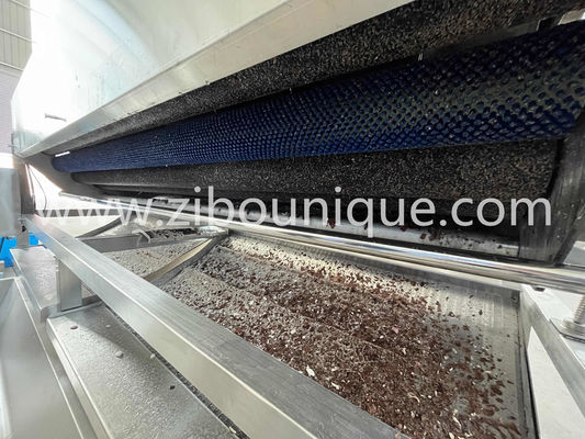 Machine à éplucher le manioc pour une ligne continue de dépouillage des légumes-racines dans les grands magasins alimentaires